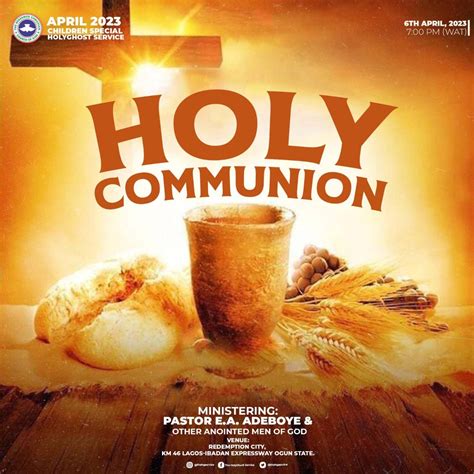 Rccg Holy Communion Service January Archives Nigeria Christian