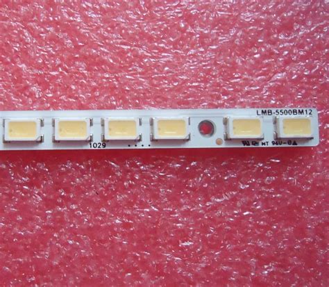 617mm LED Backlight Lamp Strip 80leds For UA55C6200UF 74 54T02 001 002