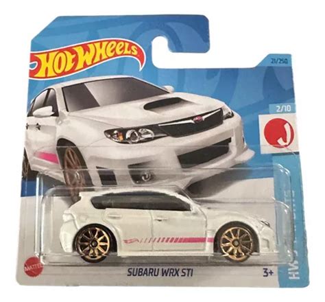 Hot Wheels Subaru Wrx Sti Tarjeta Corta A Meses Sin Inter S