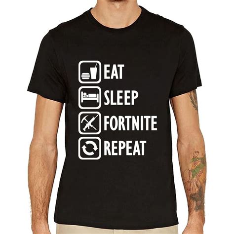 Eat Sleep Fortnite Repeat Shirt Tee Shirt Fashion Repeat Shirts