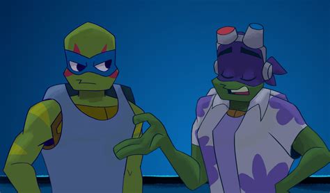 Leo And Donnie Scene Redraw Rottmnt By Birbbug On Deviantart