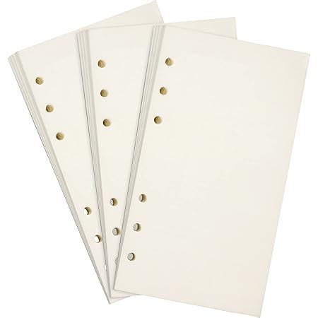 Amazon Lined Binder Paper A6 Refill 6 Hole Punch Paper 6 Colors