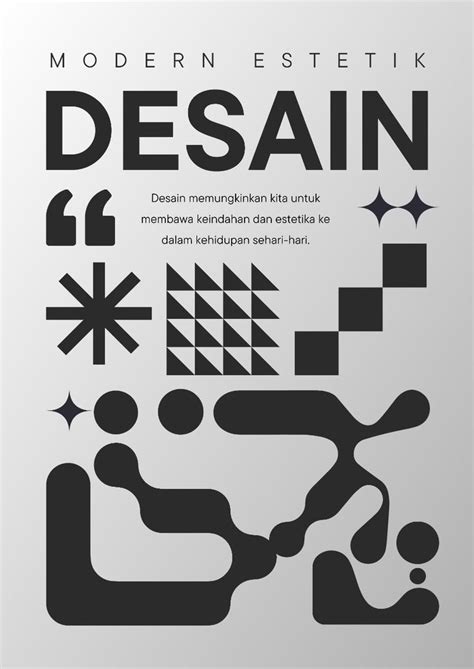 Poster Inspirasi Desain Grafis Modern Geometris Template Canva