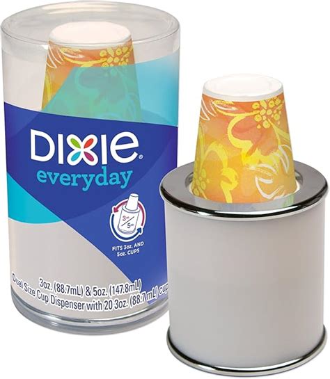 Dixie Disposable Paper Cup Dispenser For 3 Ounce Or 5