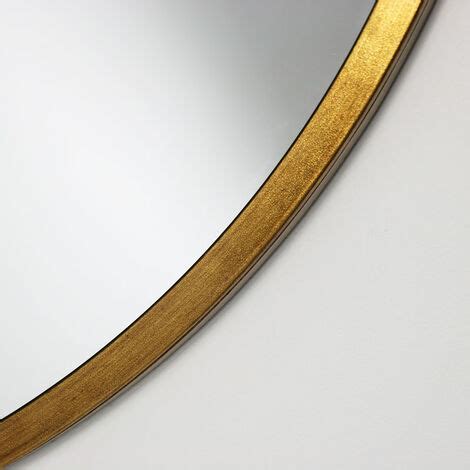 Large Round Gold Mirror Cm X Cm