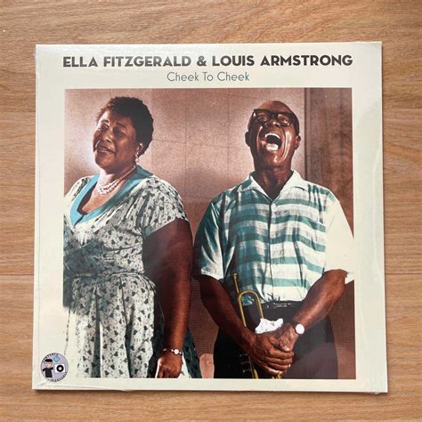 แผ่นเสียง Ella Fitzgerald And Louis Armstrong Cheek To Cheek แผ่นมือหนึ่ง ซีล Line Shopping