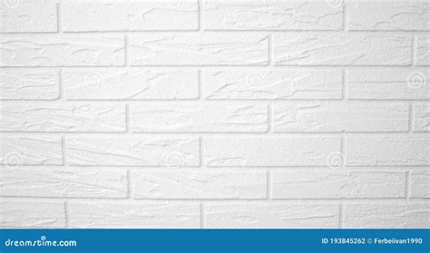 Decorative White Brick Wall For Interior Design Stock Photo Image Of