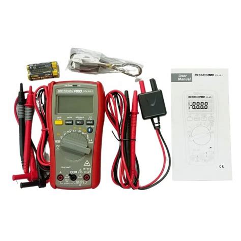 Buy Metravi Pro Solar Digital Trms Pv Multimeter With Bluetooth In