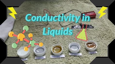 Conduction Of Electricity In Liquidssciencechemical Effects Of