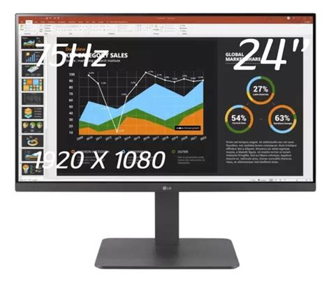 Monitor LG IPS LED IPS Negro 220V