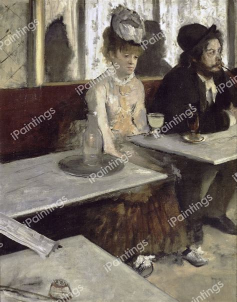 L'Absinthe (The Absinthe Drinker) Painting by Edgar Degas Reproduction | iPaintings.com