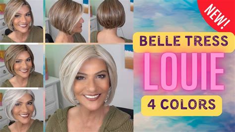 Belle Tress Louie New Style 4 Colors Wig Review Youtube