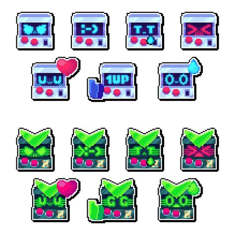 I Made All Of 8 Bits Pins In Pixel Art As Well As Virus 8 Bit