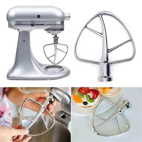 Flat Beater Paddle Attachment For Kitchenaid Mixer 45 5 Quart Stainless Steel Baking Pasta