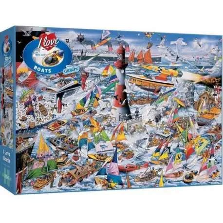 Comprar Puzzle Gibsons Piezas I Love Barcos G