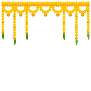 Toran Decoration With Marigold Flowers Design, Toran, Flower, Merigold ...