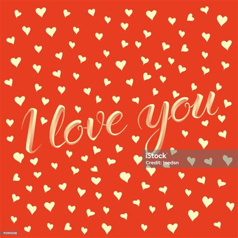 Vector Illustration Card On Valentine Day Stock Illustration Download Image Now Abstract