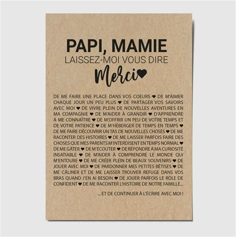 Carte Merci Papi Mamie Personnalisable Happywesisters