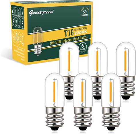 Genixgreen Lampadine A Led E Bianco Caldo W T Mini Lampadina