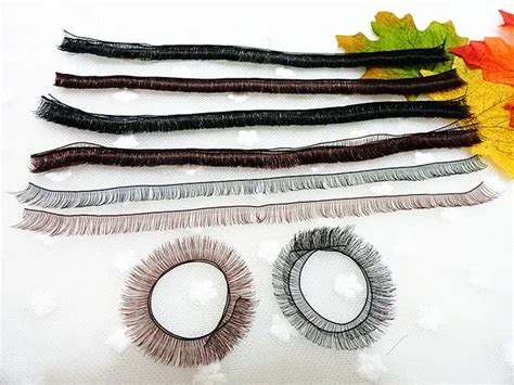 Black White Brown Colors Cm Cm Diy Eyelashes For Bjd Sd Reborn