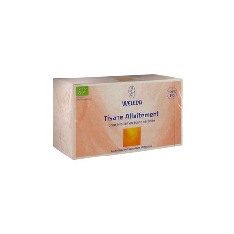 Weleda Maternité Tisane Allaitement Fenouil Verveine Bio 20 Sachets