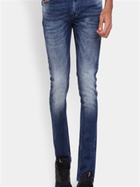 Buy V Mart Men Blue Classic Slim Fit Heavy Fade Jeans Jeans For Men