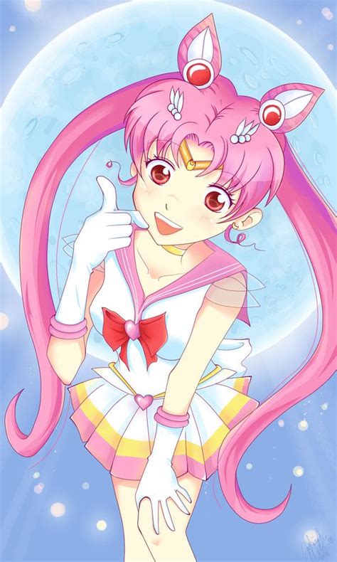 Super Sailor Chibimoon Artwork By Ailonwy