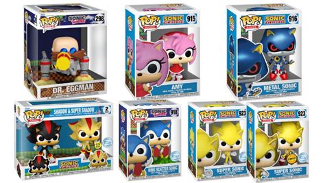 Verschiedene Sonic The Hedgehog Funko Pop Figuren Ab Quartal