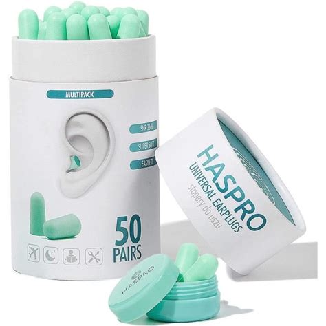 Tube50 Lot De 50 Paires Bouchons Doreille En Mousse Super Doux Dans