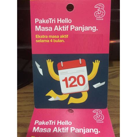 Jual Menambah Masa Aktif Three Bulan Inject Shopee Indonesia