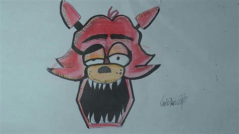 Como Desenhar O Foxy De Fnaf Youtube