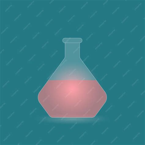 Premium Vector Laboratory Glassware With Liquid Inside Vector