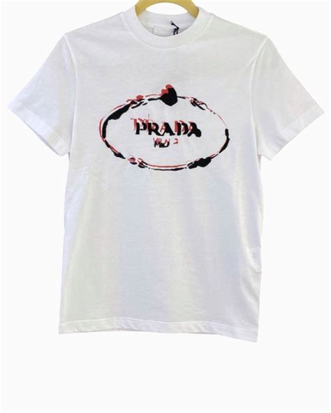 Prada Prada Embroidered Logo T-Shirt | Grailed