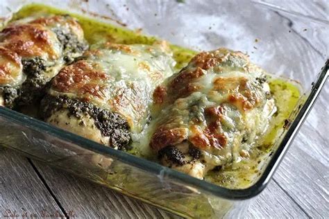 Poulet Au Pesto And Mozzarella • Recette De Lolo Et Sa Tambouille