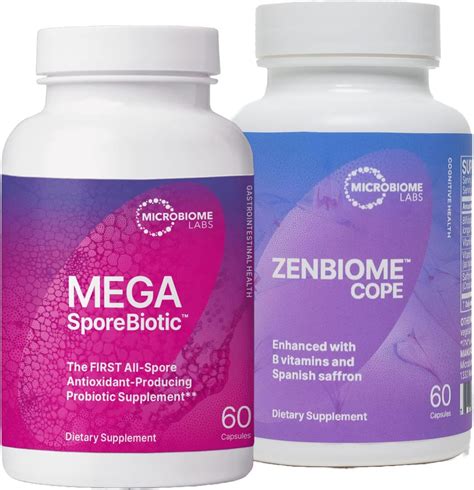 Microbiome Labs Brain Health Support Probiotic Bundle Megasporebiotic