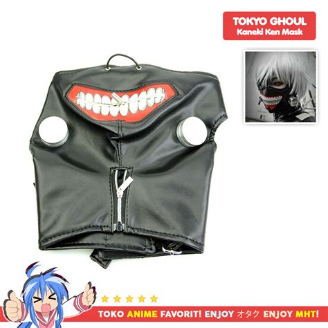 Topeng Anime Tokyo Ghoul Kaneki Ken Cosplay Mask Toko Anime