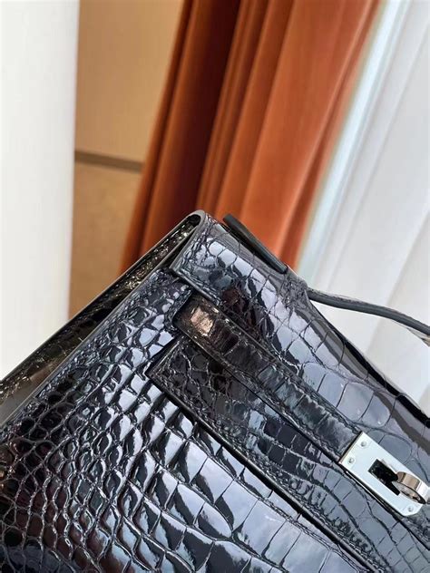 Uae United Arab Emirates Dubai Hermes Minikelly Pochette Alligator