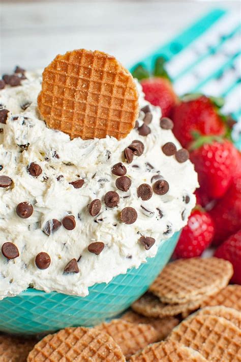 Easy No Bake Dessert Dip With Cream Cheese Cool Whip And Mini