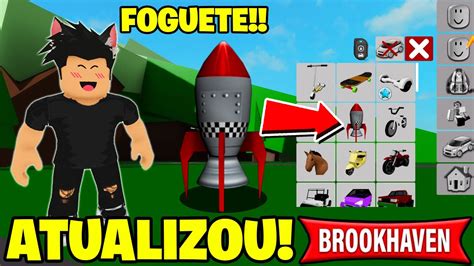 LANÇOU COMO IR PARA A LUA NO FOGUETE DO BROOKHAVEN RP Roblox