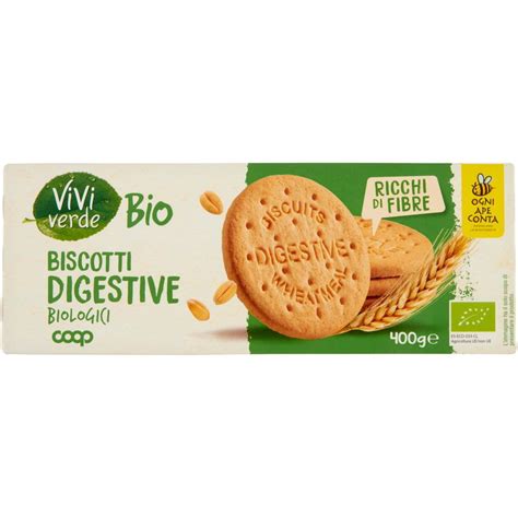 Biscotti Digestive COOP VIVI VERDE 400 G Coop Shop