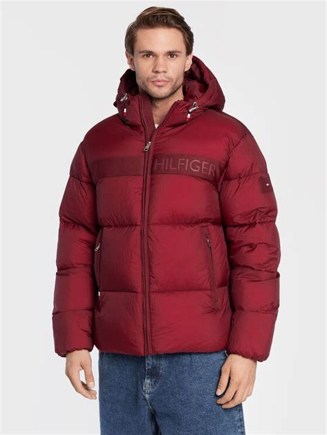 Tommy Hilfiger Daunenjacke Ny High Loft Mw Mw Dunkelrot Regular