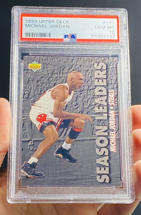 Michael Jordan Upper Deck Season Leaders Steals Price Guide