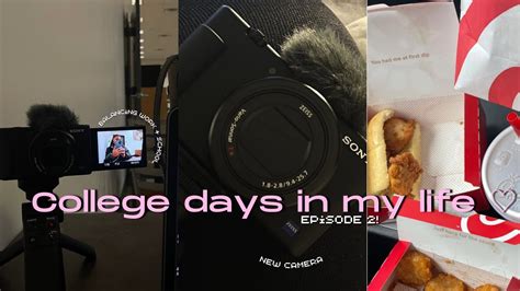 College Vlog Realistic College Days In My Life Balancing Work