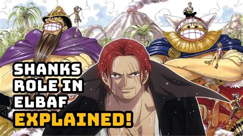 One Piece Shanks S Important Role In Elbaf Explained Youtube