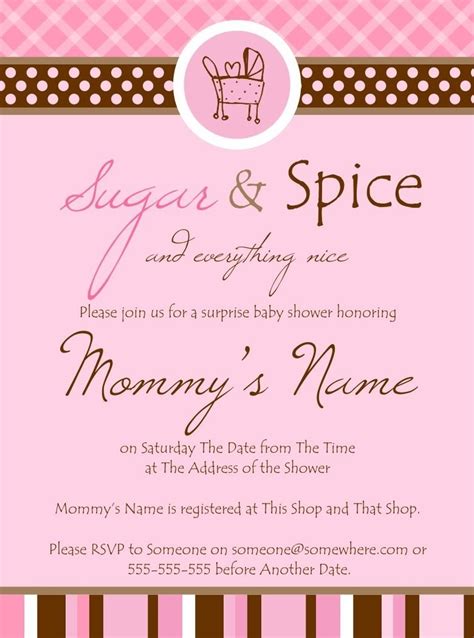 Great Sugar And Spice Baby Shower Ideas