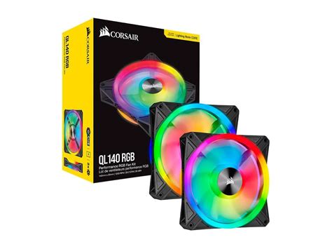 Icue Ql Rgb Mm Pwm Dual Fan Kit With Lighting Node Core Showspace