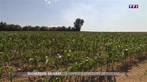 Sécheresse en Isère les nappes phréatiques au plus bas