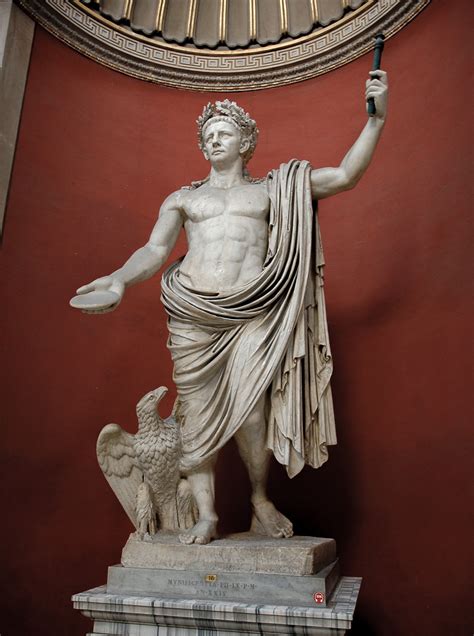 Statue Of Claudius As Jupiter Rome Vatican Museums Pius Clementine