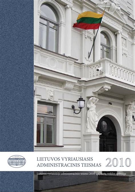 Pdf Lietuvos Vyriausiasis Administracinis Teismas Em S