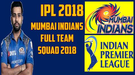 IPL 2018 Mumbai Indians Full Team Squad - Sports News Bc News